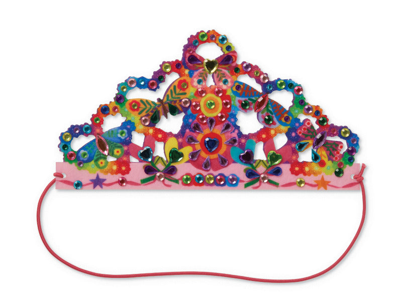 Crocodile Creek Unicorn Flowers Jewel Art Crowns