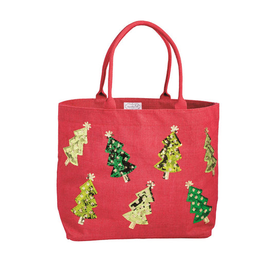 Mudpie Christmas Tree Sparkle Tote