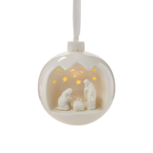 Nativity Light-Up Ornament w/Stand
