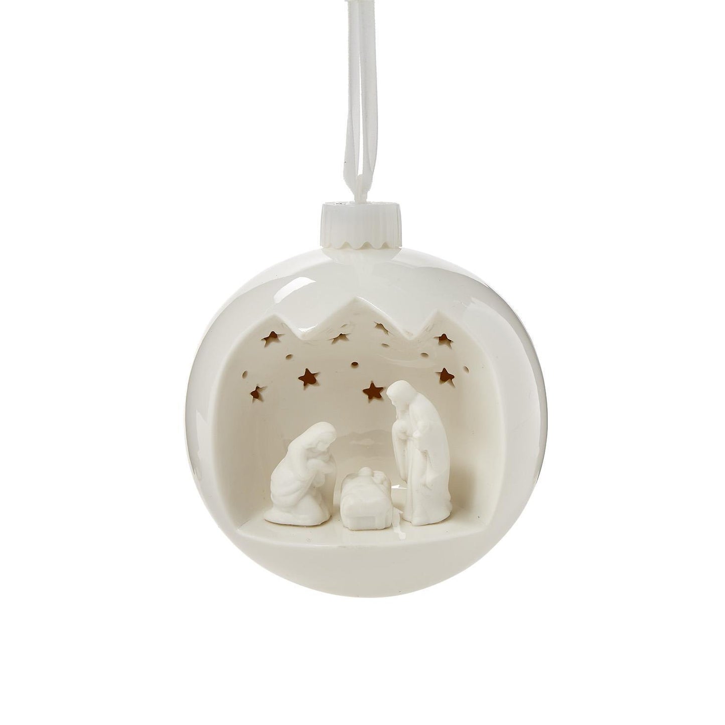 Nativity Light-Up Ornament w/Stand
