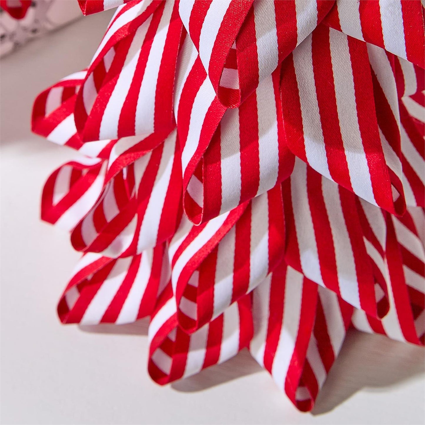 Peppermint Striped Ribbon Tree Small