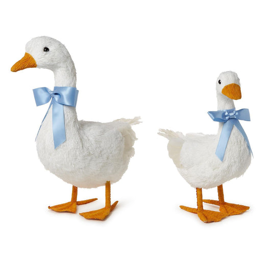 SALE Goose with Satin Bow Large