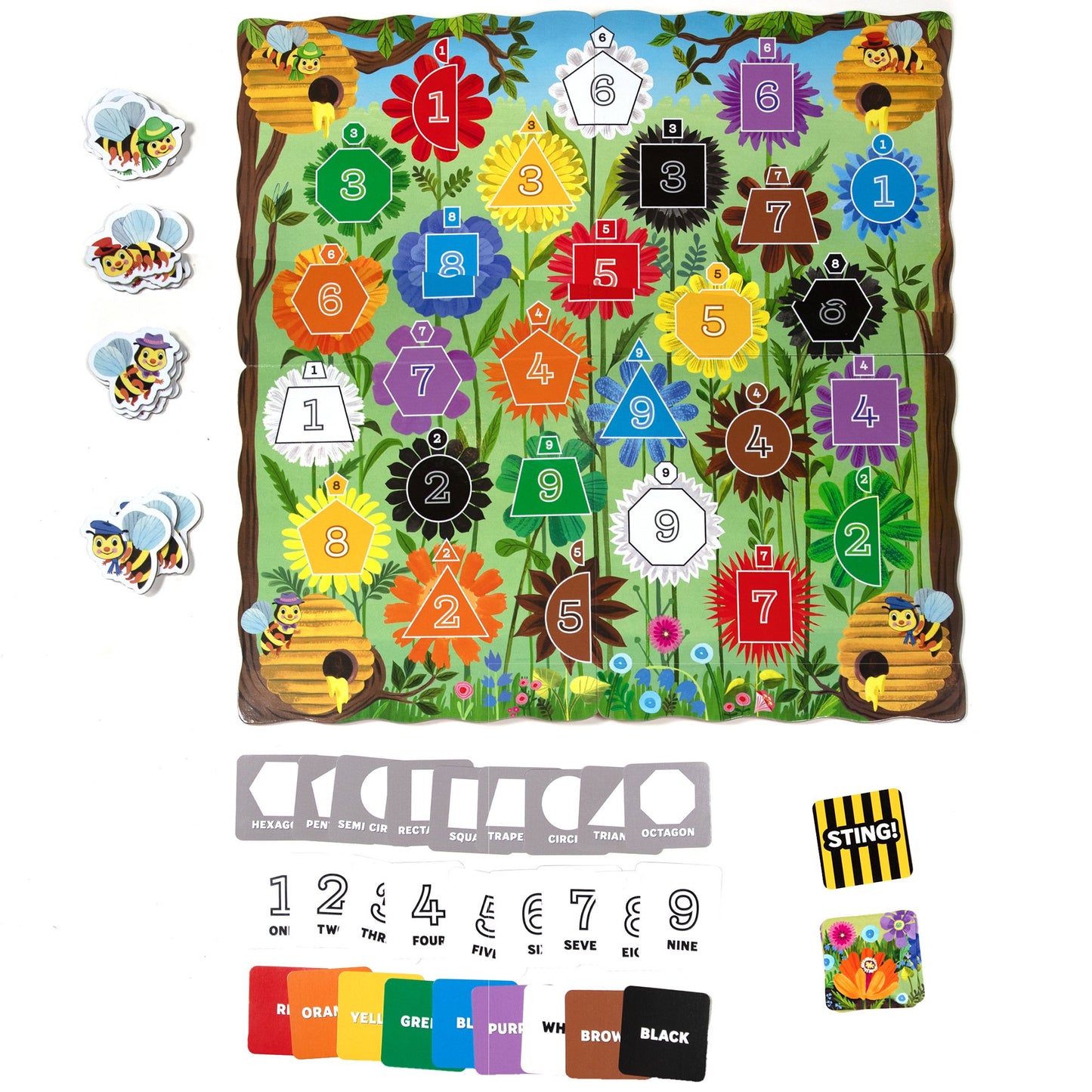 Bouncy Bees Shaped Game