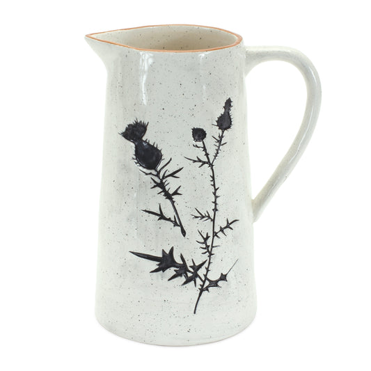 Botanical Ceramic Pitcher