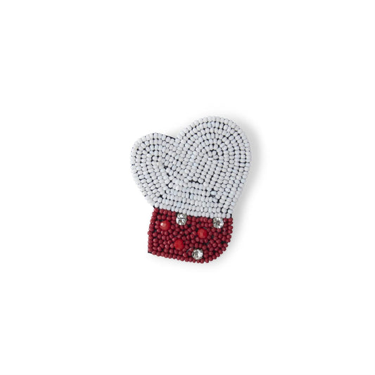 Beaded Mitten Broach
