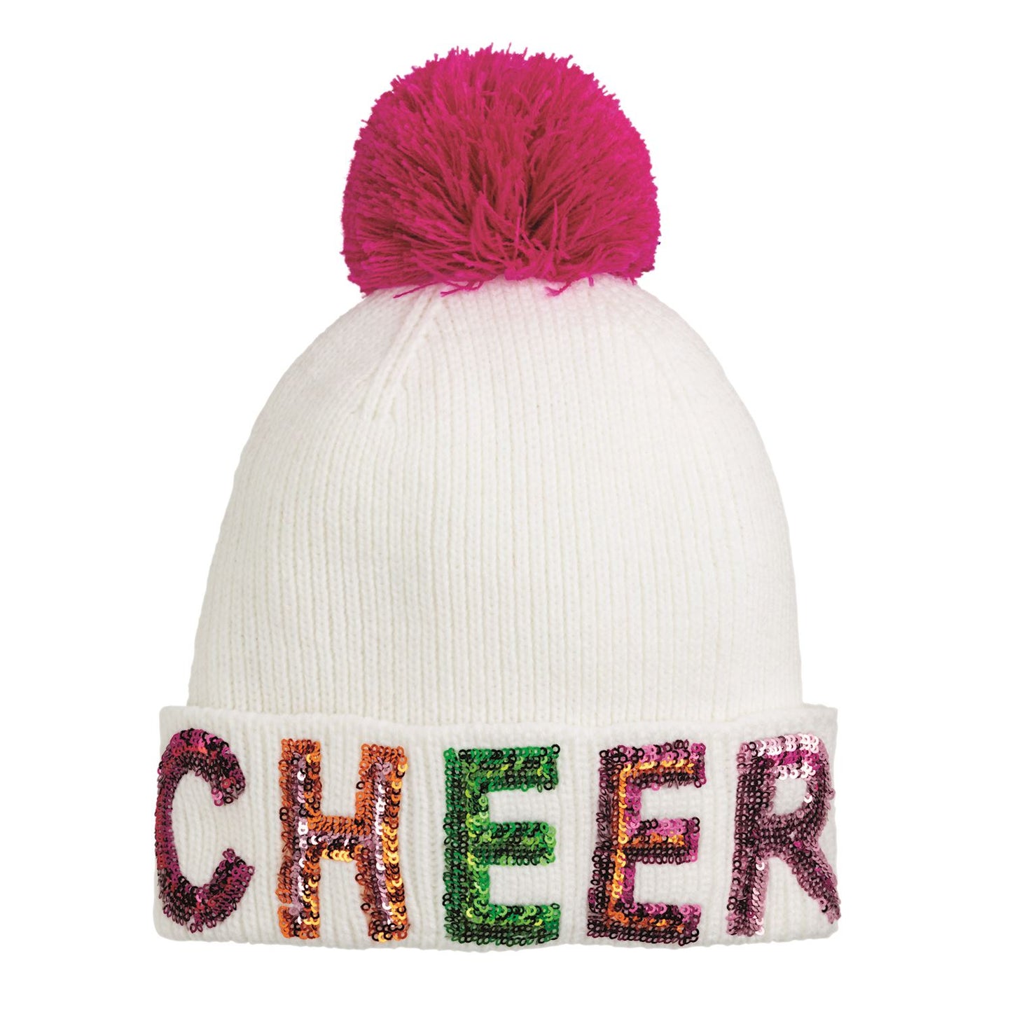 Holiday Beanie White/Cheer
