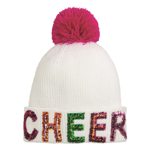 Holiday Beanie White/Cheer