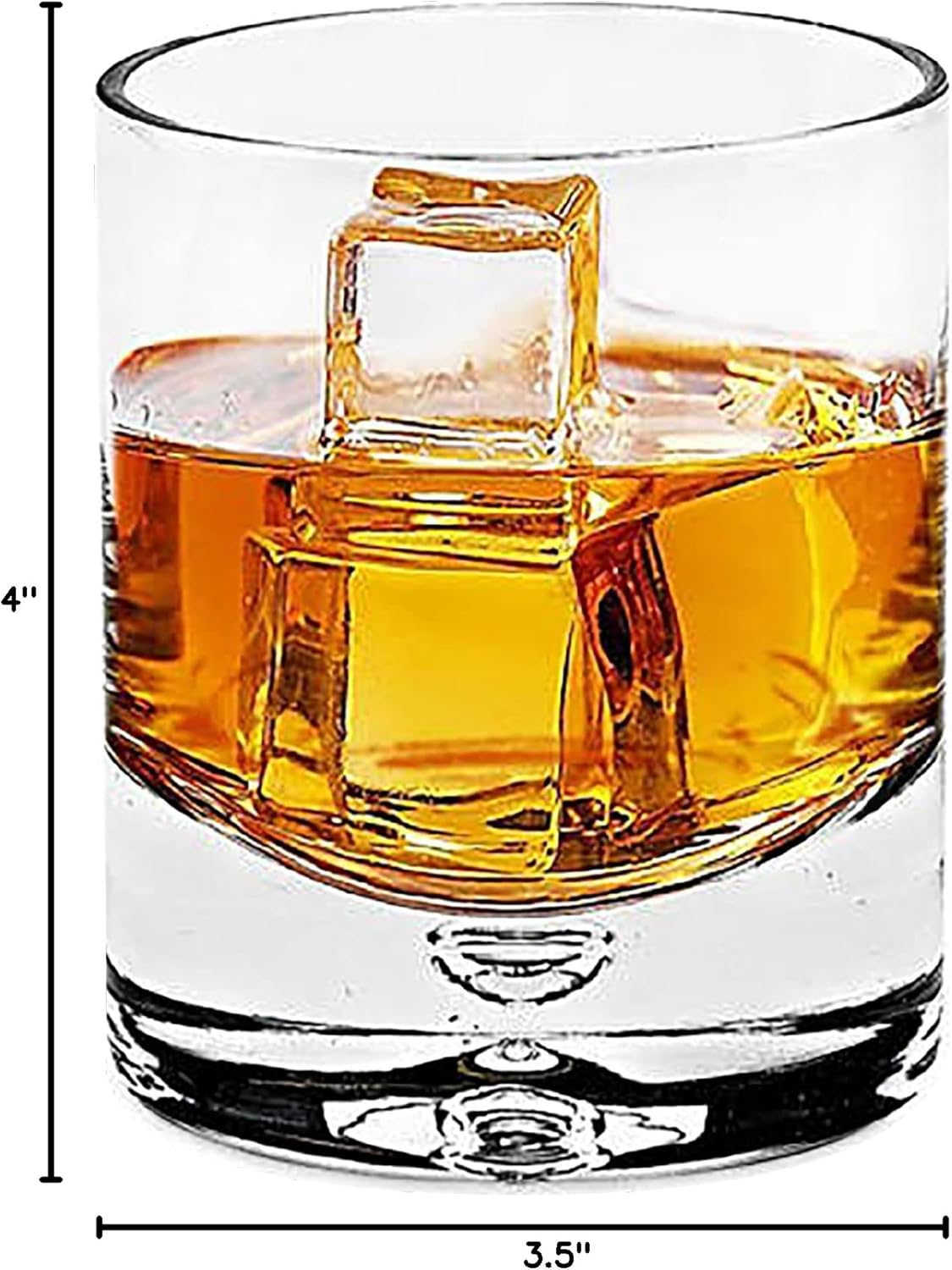 Badash Galaxy Bubble Rocks Glass