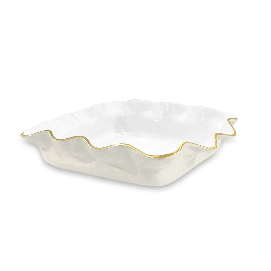 Beatriz Ball ENCANTO Carola Square Casserole Holder Cream & White