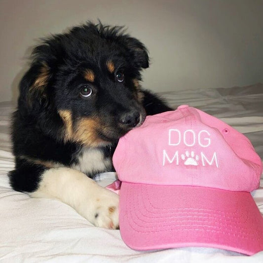 Handy Hats Pink Dog Mom Cap