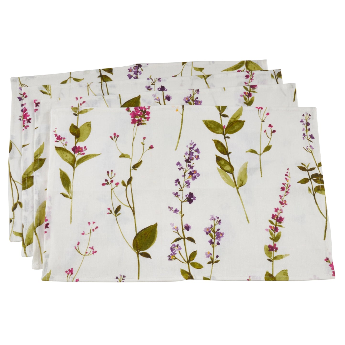 Watercolor Floral Stems Placemat
