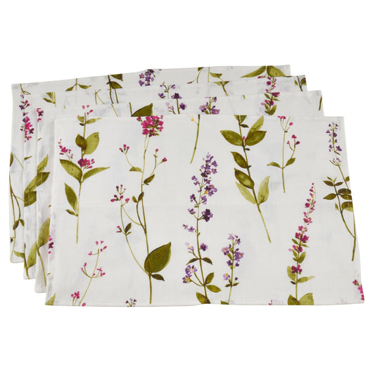 Watercolor Floral Stems Placemat