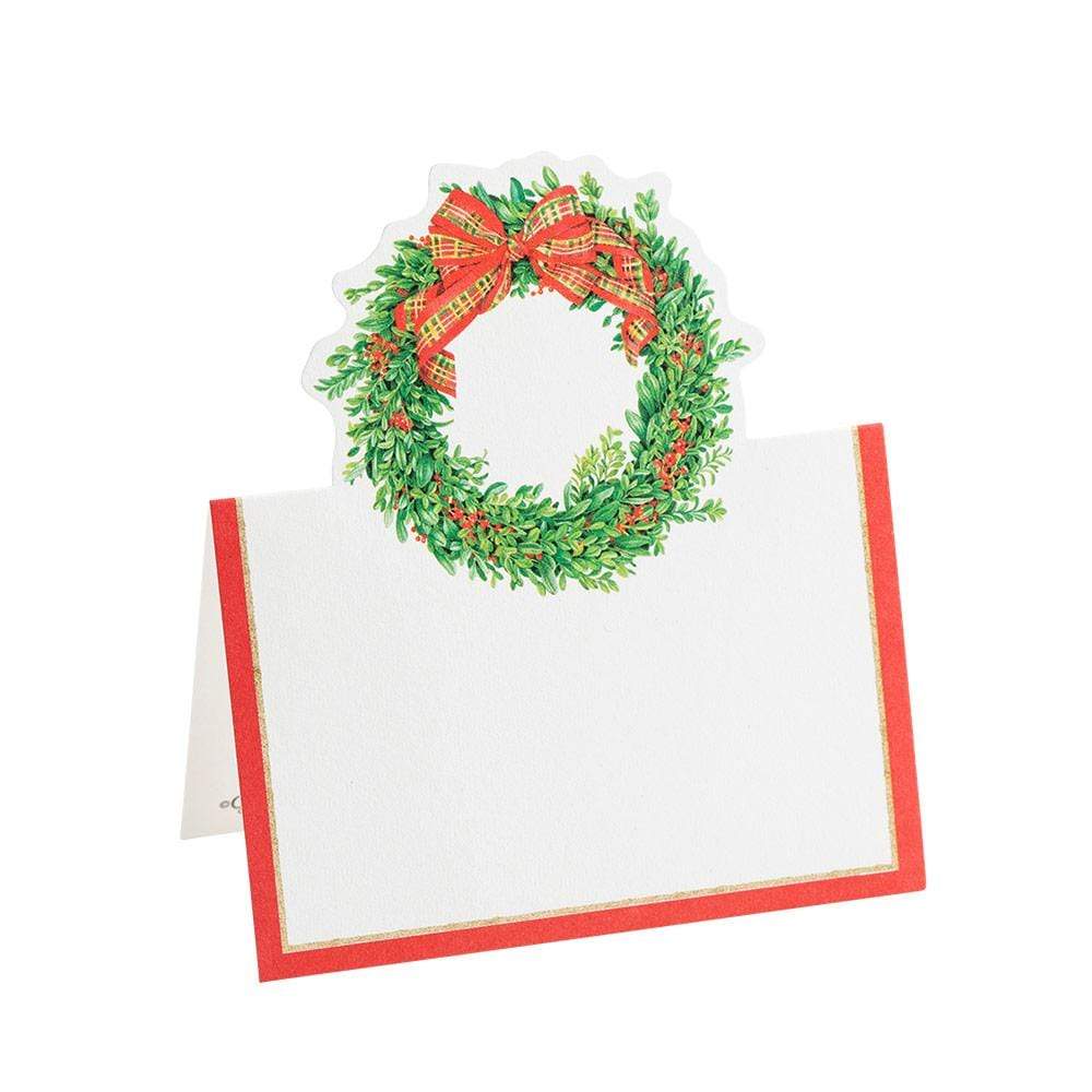 SALE Caspari Boxwood & Berries Place Cards