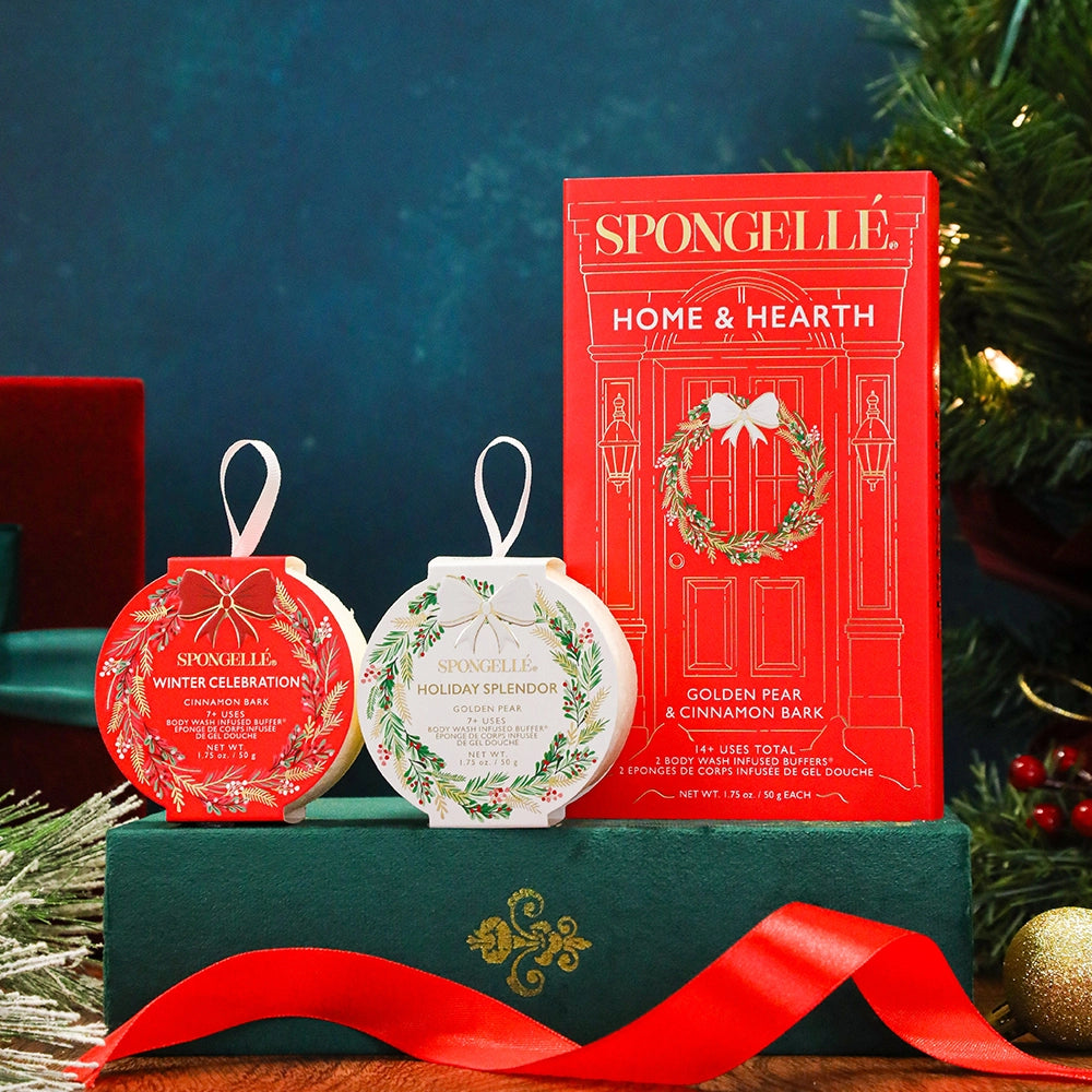 Spongelle Holiday Wreath Gift Set