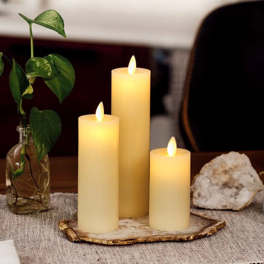 Luminara Slim Ivory Candle 2" x 6.25"