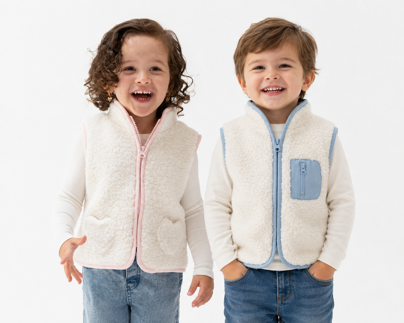 Angel Dear Sherpa Vests