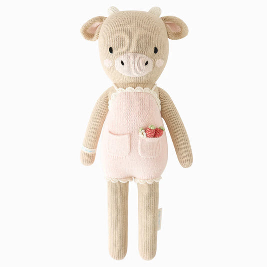 Cuddle + Kind Ava the Cow Powder Pink
