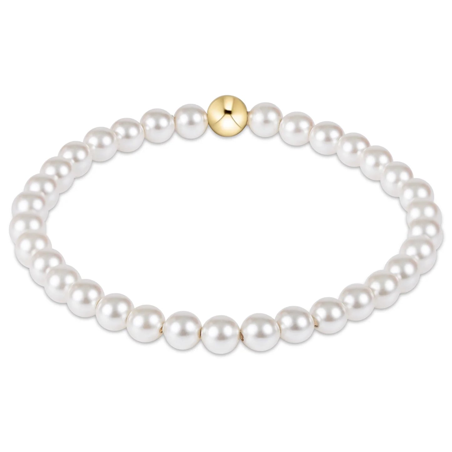eNewton Extends Classic Pearl 5mm Bead Bracelet