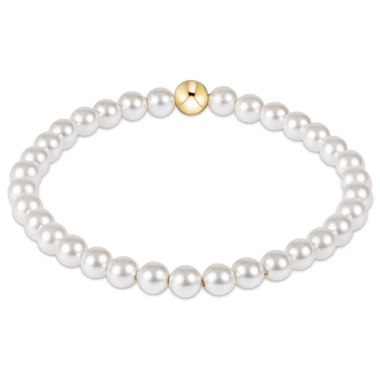 eNewton Extends Classic Pearl 5mm Bead Bracelet
