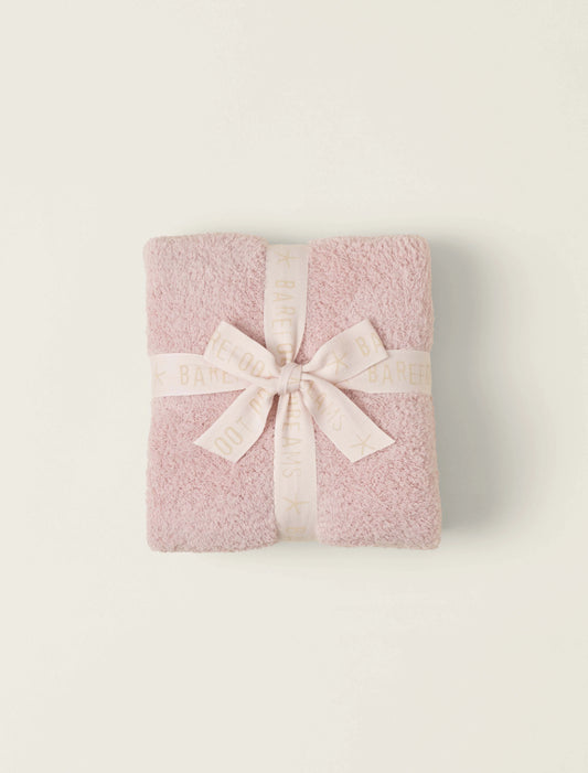 Barefoot Dreams Dusty Rose Stroller Blanket