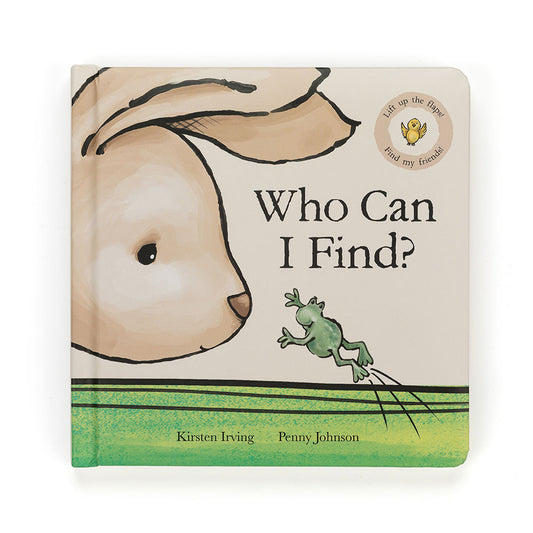 Jellycat Who Can I Find Board Book