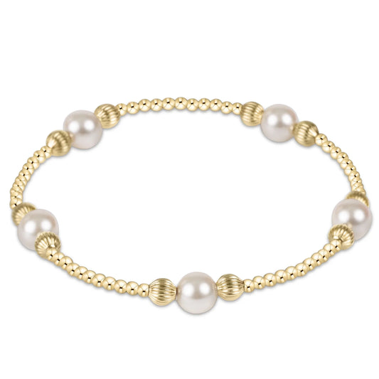 eNewton Purpose Pearl 6mm Dignity Bracelet