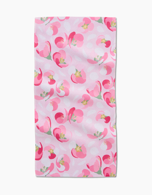Geometry Cherry Blossom Bar Towel