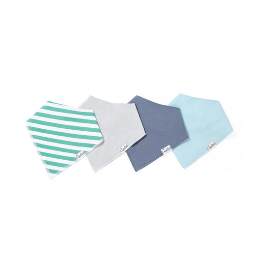 Copper Pearl Oxford Bandana Bib Set