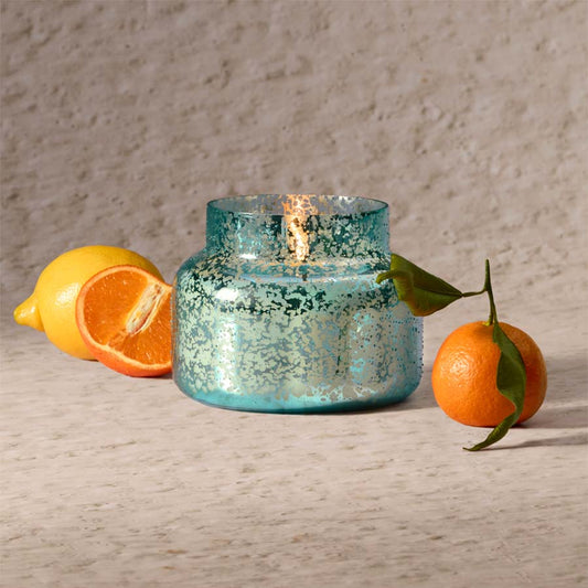 Capri Blue Volcano Aqua Opaline Signature Jar