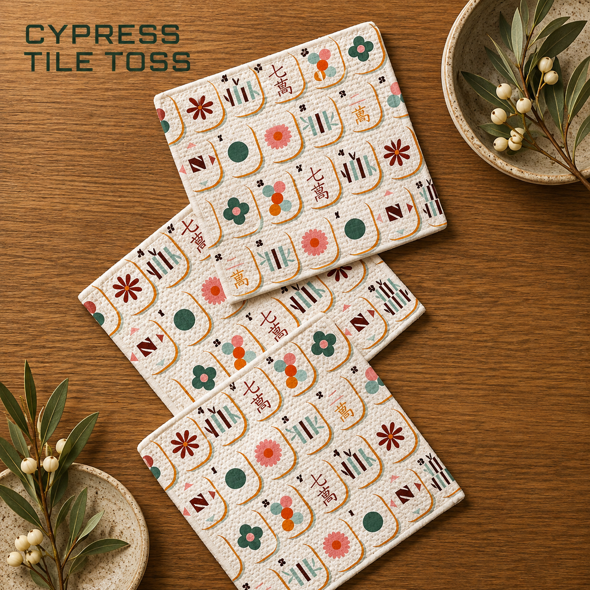 Geometry Dishcloth Sets