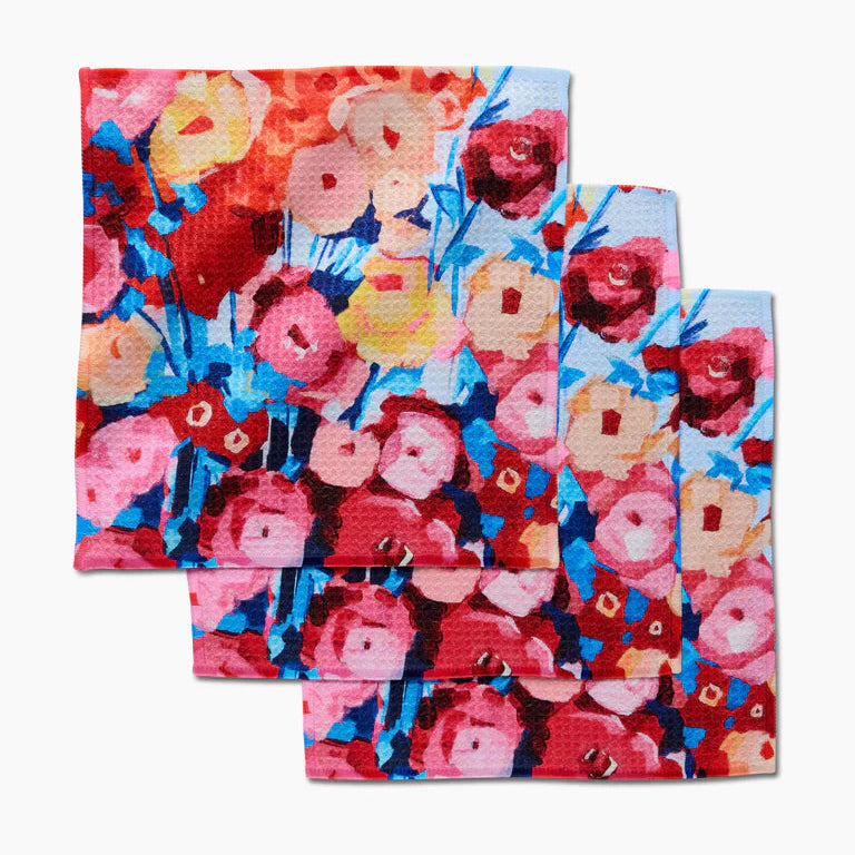 Geometry Strawberry Basket Dishcloths