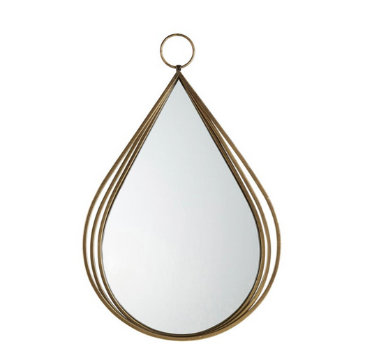 Droplet Shape Gold Mirror DMR132