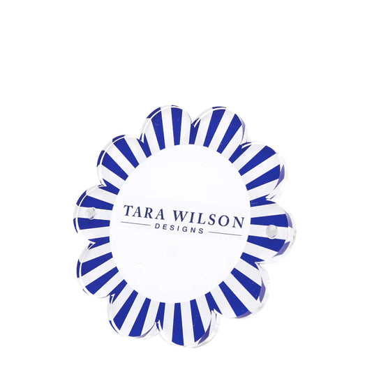 Tara Wilson Daisy Frame Blue & White