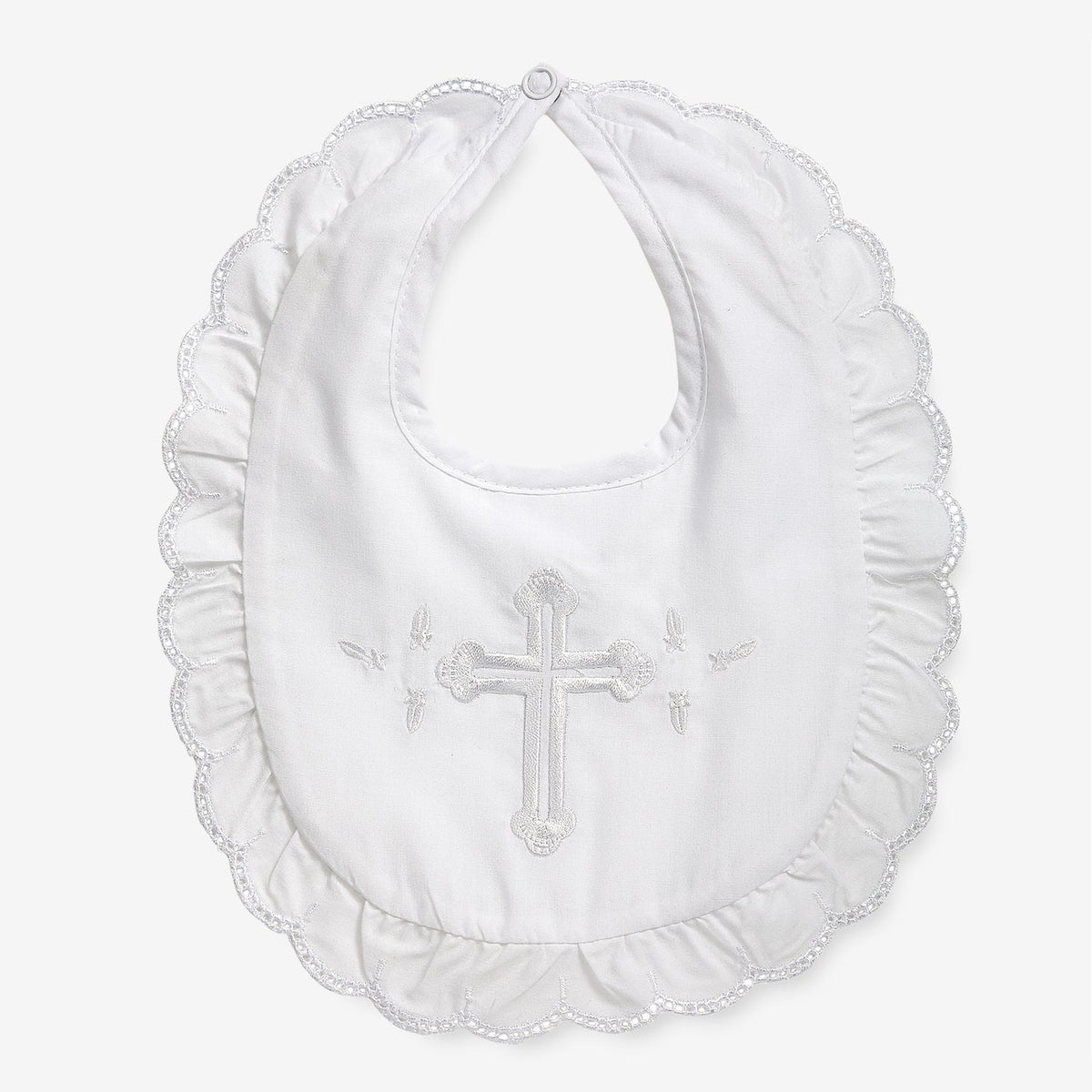 Girl Christening Bib