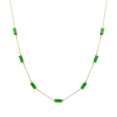 Meghan Browne Fiz Emerald Necklace