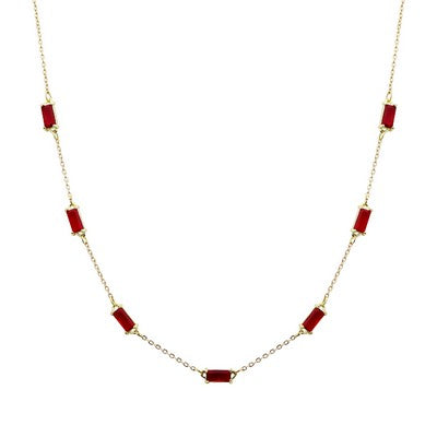 Fiz Ruby Necklace