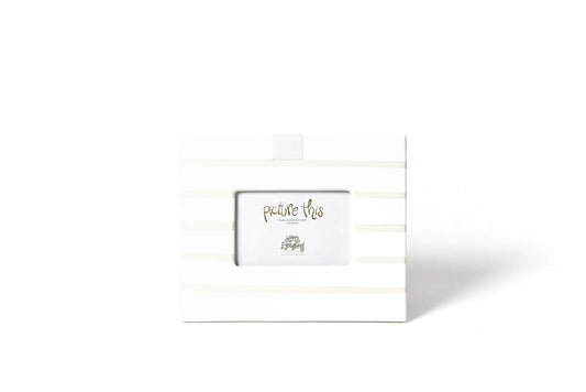 Happy Everything! White Stripe Mini Frame