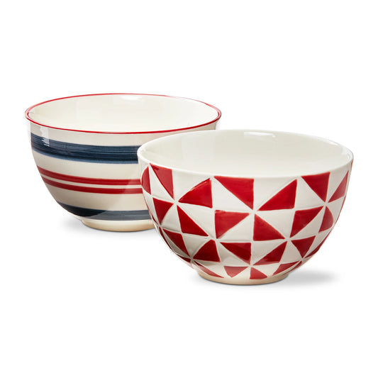 Summer Stripe Snack Bowl