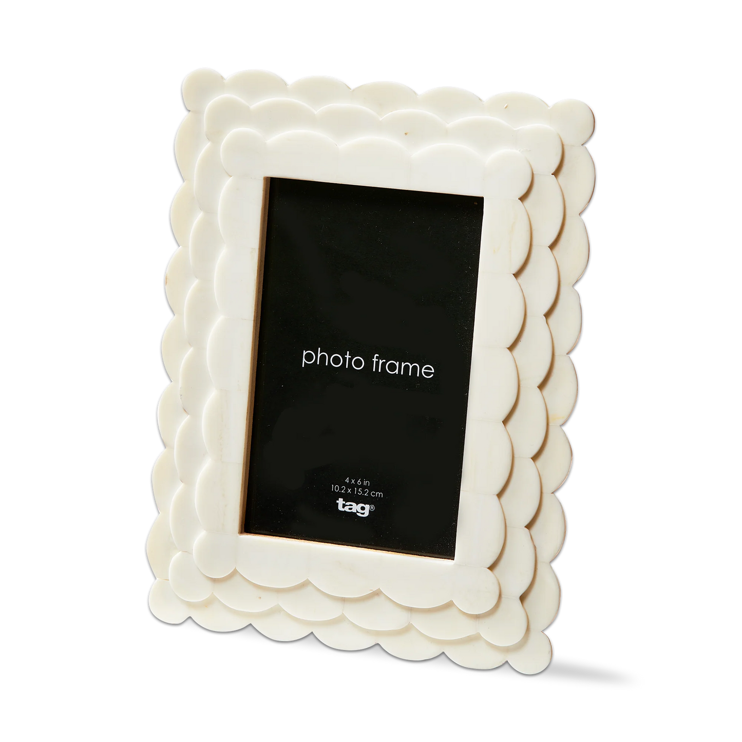 Rectangle Scallop Photo Frame 4x6