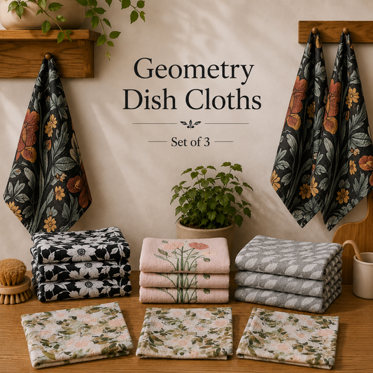 Geometry Dishcloth Sets: Restock
