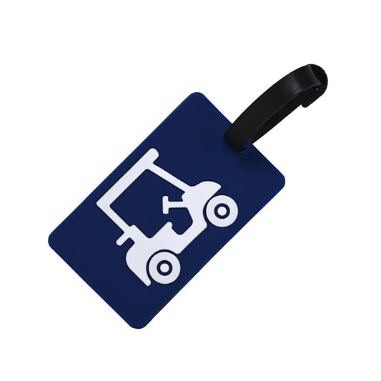 Navy Blue Golf Cart Bag Tag