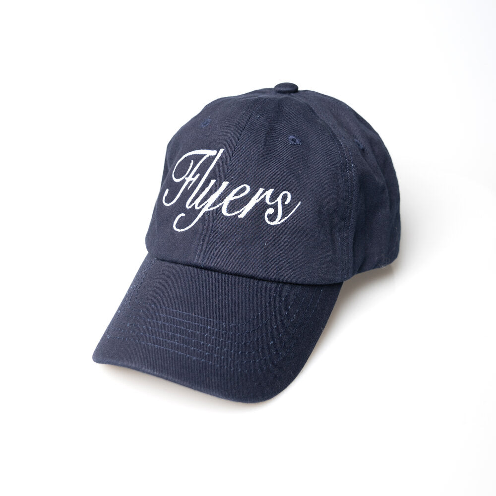 Handy Hats Navy Flyers Script Ball Cap