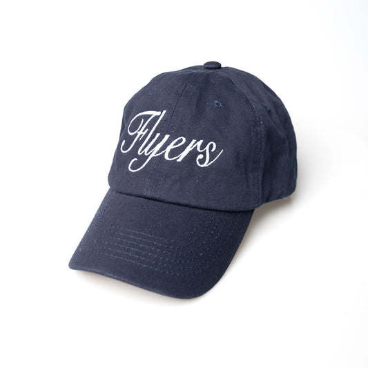 Handy Hats Navy Flyers Script Ball Cap