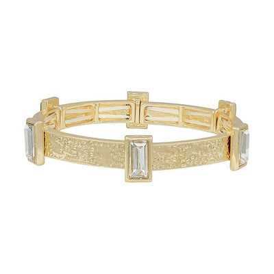 Ida Gold Clear Bracelet