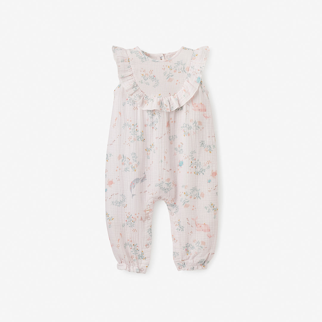 Elegant Baby Sea Magic Muslin Jumpsuit 3-6M