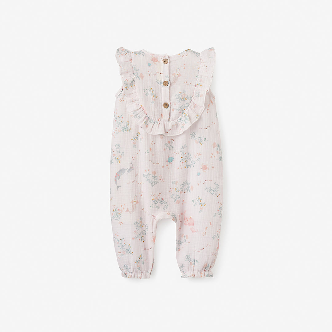 Elegant Baby Sea Magic Muslin Jumpsuit 3-6M