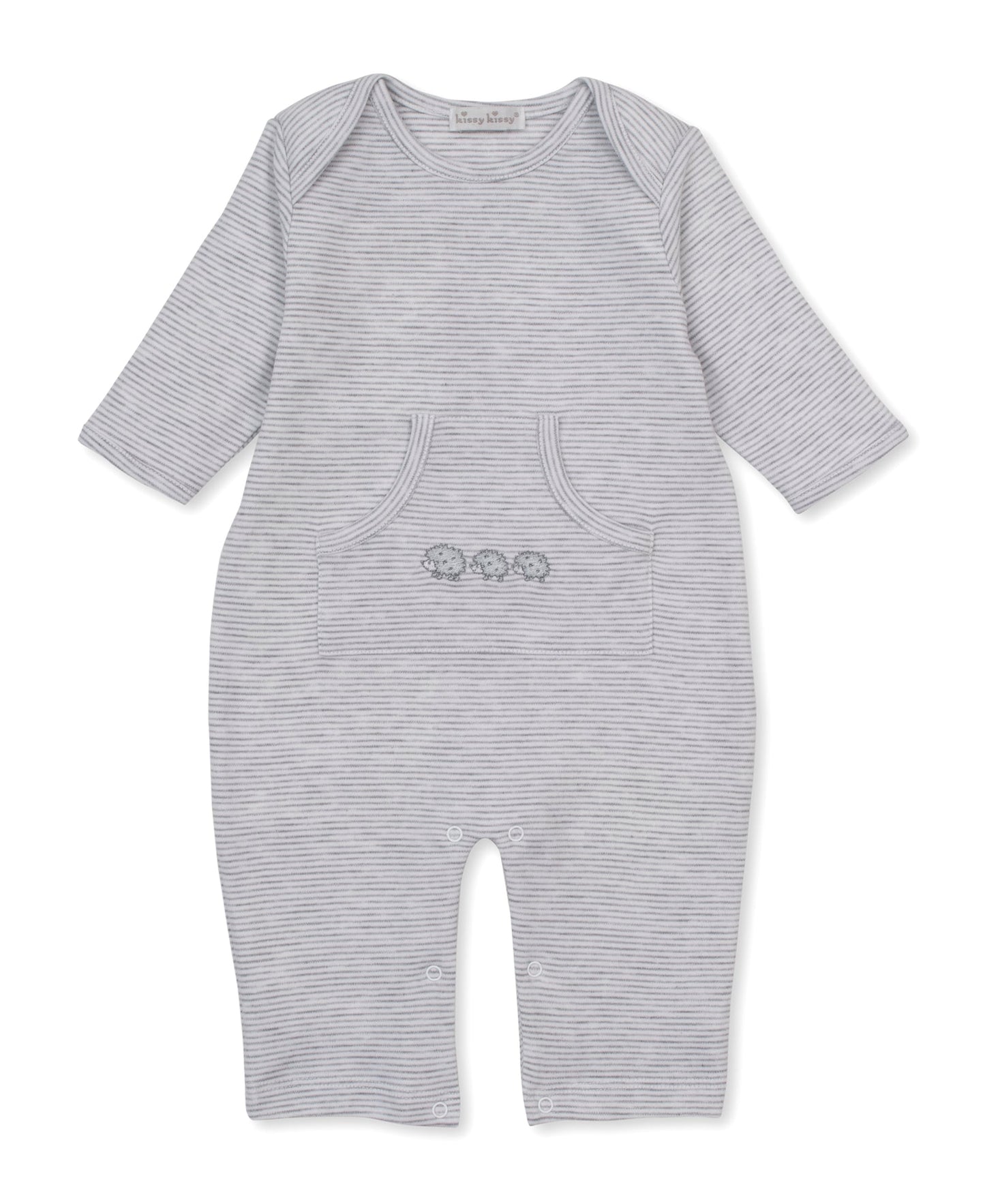 Kissy Kissy Hedgehogs Little Woods Grey Playsuit