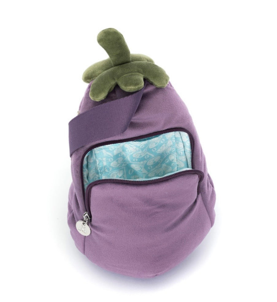 Jellycat Amuseables Aubergine Eggplant Bum Bag