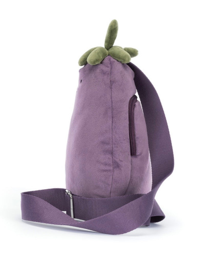 Jellycat Amuseables Aubergine Eggplant Bum Bag