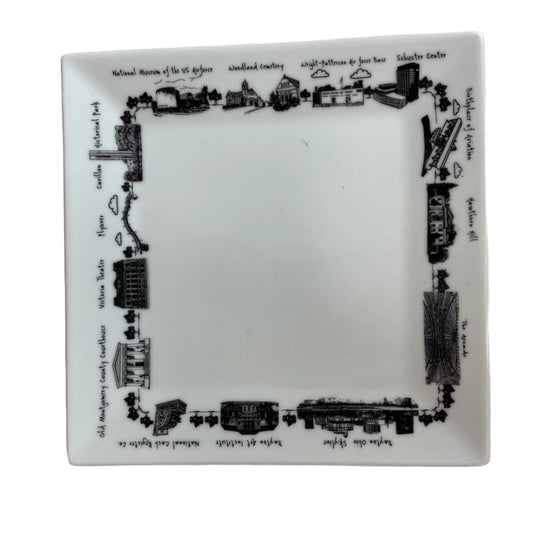 Dayton Small Square Plate